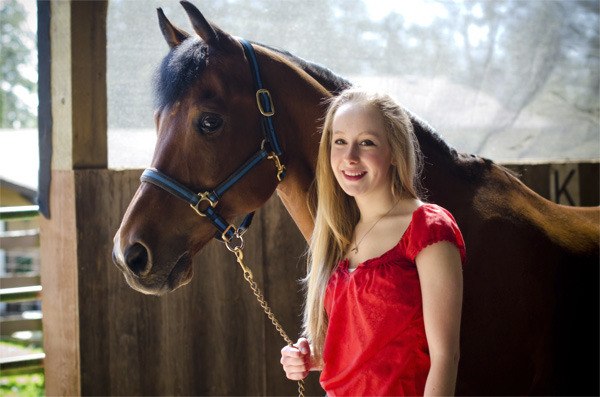 Competing at the national level as a Morgan horse ride