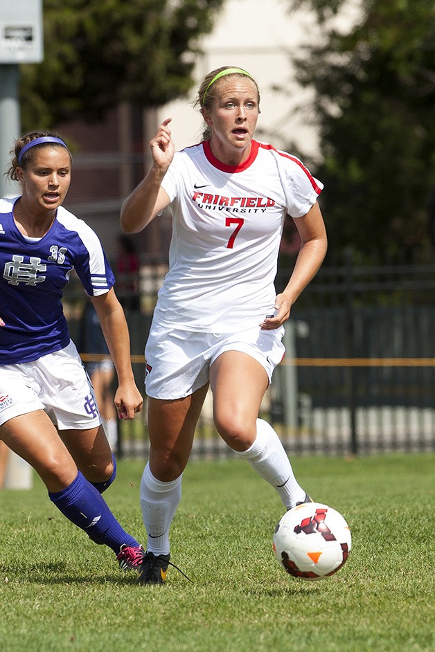 Four-year star Nikki Stanton plays for Fairfield University.