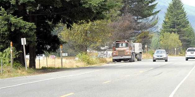 Semi-trucks have long parked on the streets of east North Bend. No more