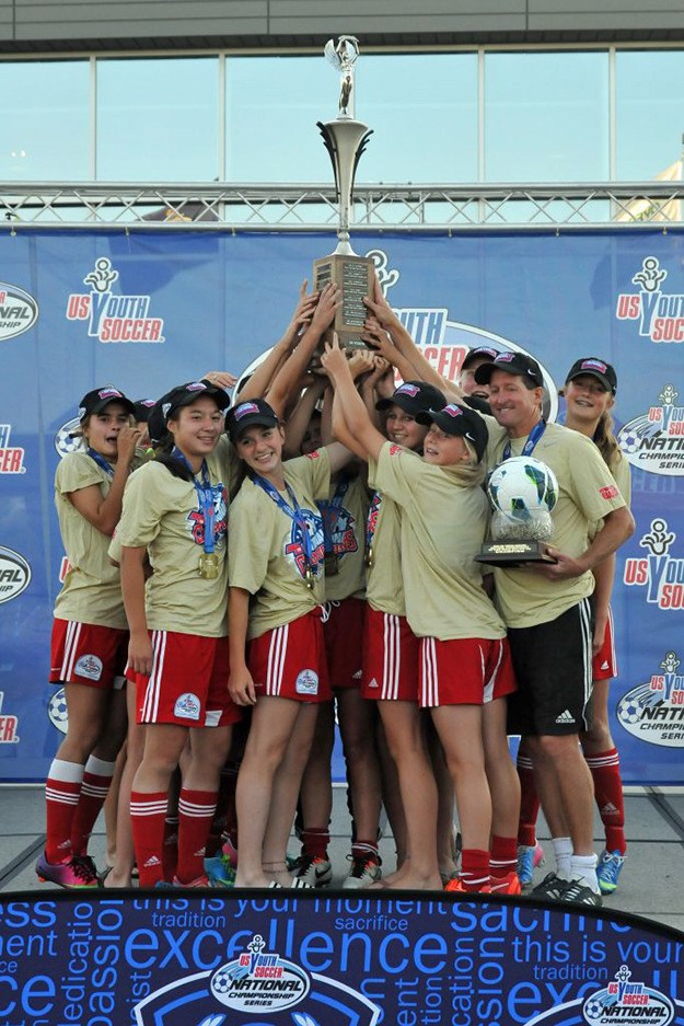 Indisputably, undeniably no. 1: Eastside FC's G98 Red girls are nat'l champs