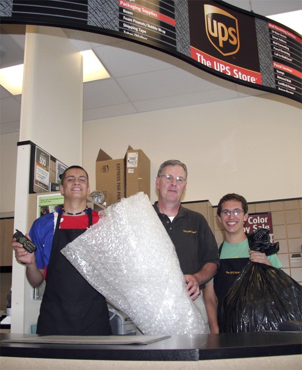 UPS Store staff Shawn Keller