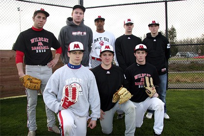 A number of seniors bring experience to the Mount Si diamond this spring. Top row: Frank Tassara