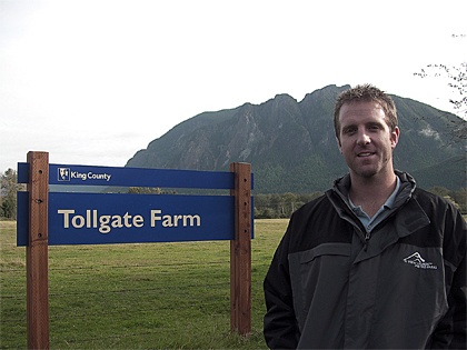 Exploring the planned gateway to a Tollgate Farm recreation area
