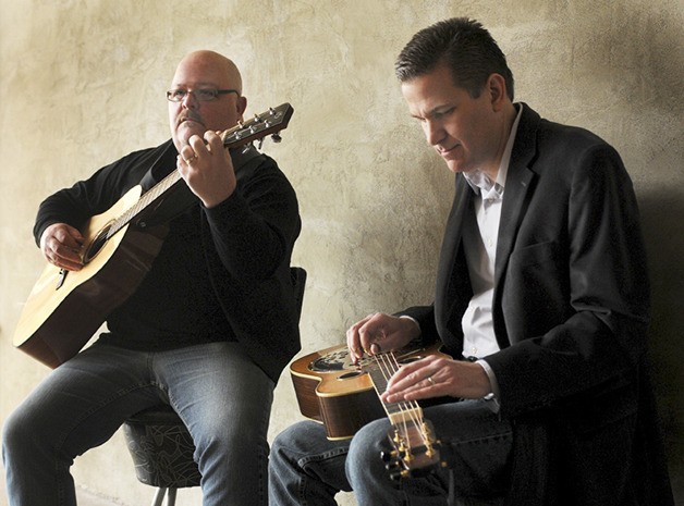 Acoustic musicians Rob Ickes and Jim Hurst are set to do a concert and workshop at the Sallal Grange this weekend.