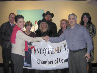 Snoqualmie Valley Chamber of Commerce members gathered Thursday