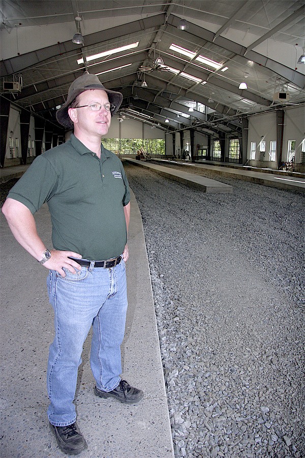 Surveying the Northwest Railway Museum’s new Train Shed Exhibit Building