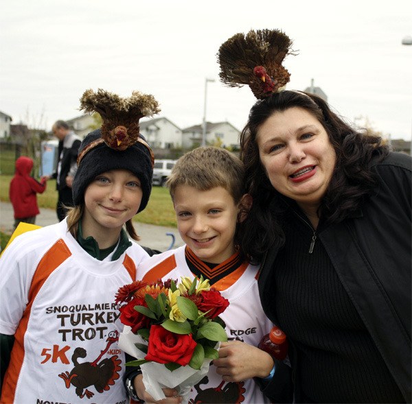 Feathered friends cheer at Snoqualmie Ridge Turkey Trot