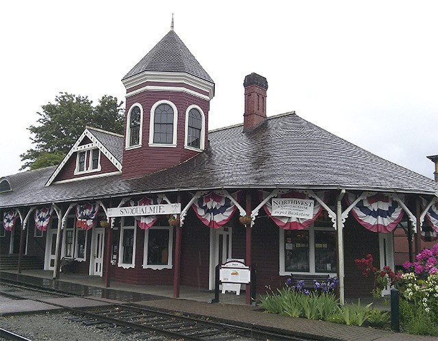 The Snoqualmie train depot