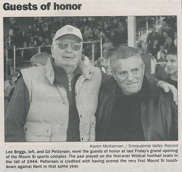Gilbert Pettersen, first boy to score a touchdown for Mount Si, dies at 85