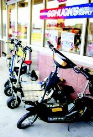 Popularity of motorized scooters increases