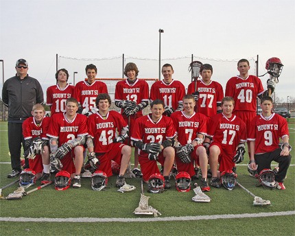 Members of the newly formed Mount Si boys lacrosse team include