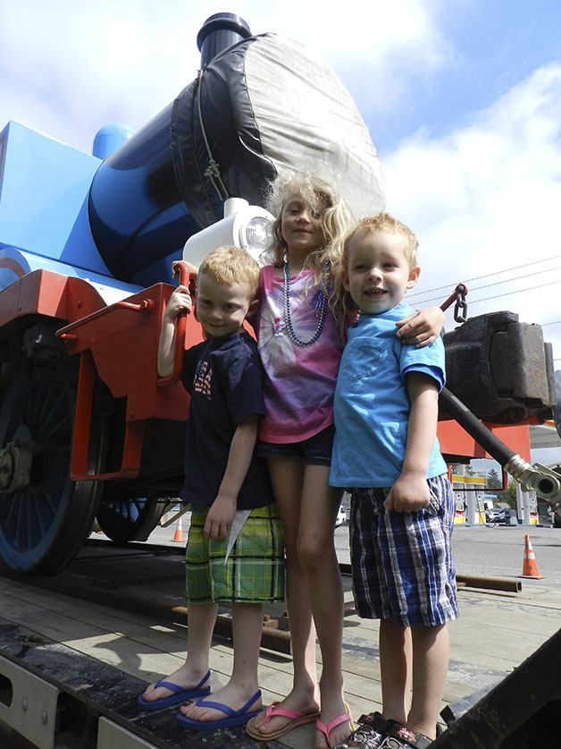 Who is visiting the Railway Museum? (Hint: He toots)