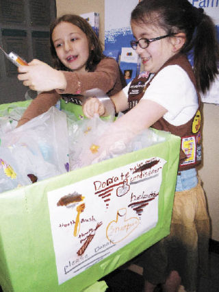 Aubrey Sullivan (left)