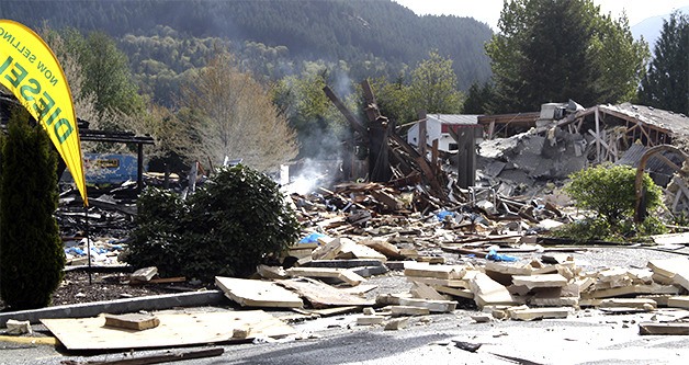 Photo Gallery: Explosion's aftermath is a huge mess in North Bend