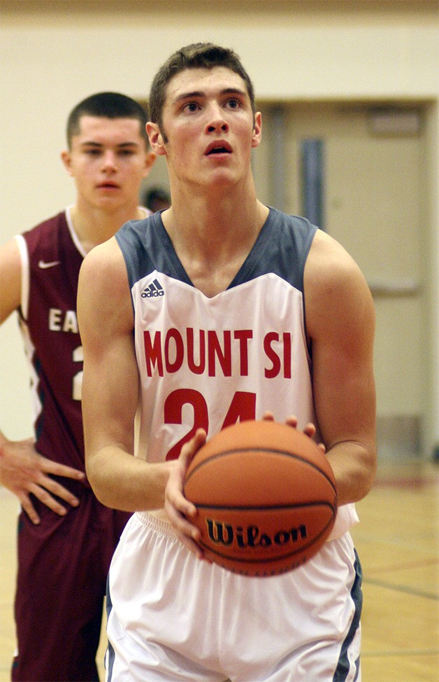 Look for junior Parker Dumas to make an impact at post on the Mount Si varsity squad.