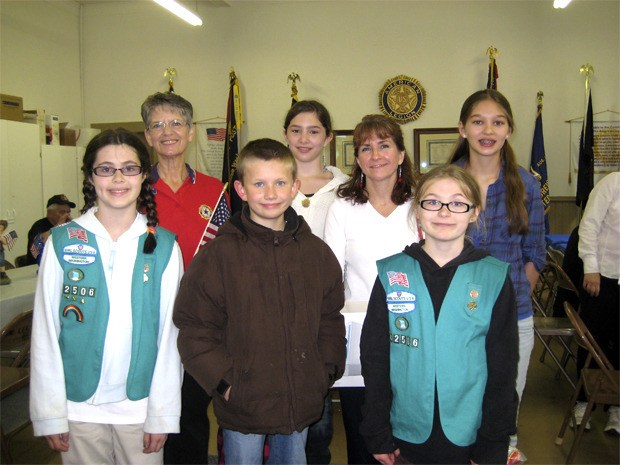 Winners of the American Legion Auxiliary Memorial Day Essay Contest