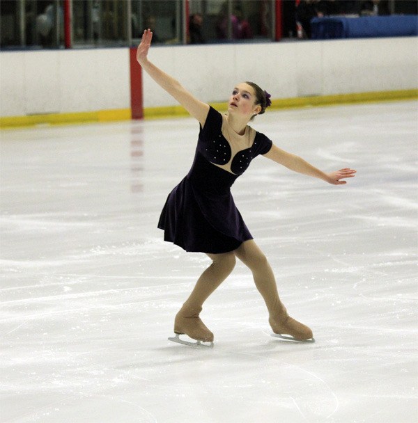 Local middle schooler Kyla Kelley is an experienced club skater now turning heads in regional competition. Here