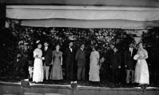 Students at North Bend High School put on a play at the Masonic Hall in this photograph from 1913. This picture and other historic Valley images may be purchased at www.snoqualmievalleymuseum.org by clicking on the “order photos online” link.