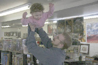 Superheroine-in-training Sarah Leatherman is launched by her father