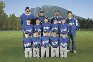 The Snoqualmie Valley Little League Minors Dodgers team won the SVLL Minors baseball tournament this season. Team members include