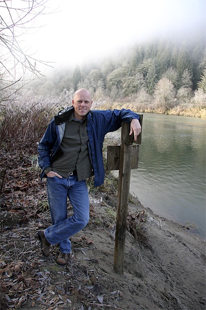 Visiting the Snoqualmie River shoreline near a Lower Valley monitoring station