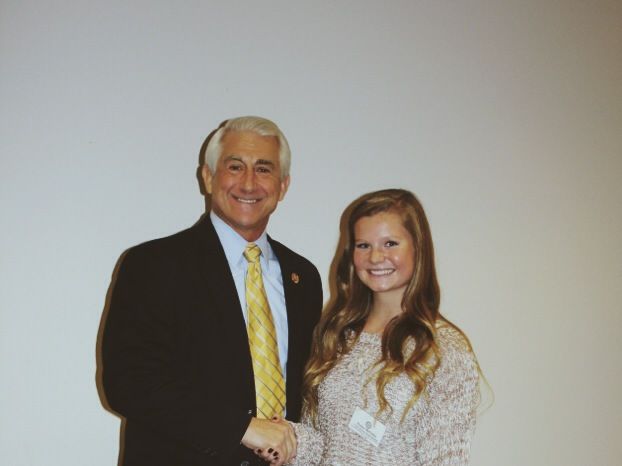 Rep. Dave Reichert with Peyton McCulley