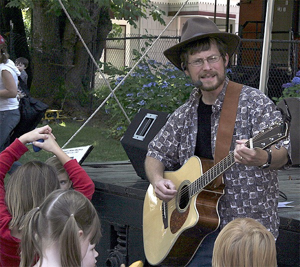 Children’s preformer Eric Ode plays at the children’s stage at Railroad Days. The Northwest Railway Museum returns a full line-up of youth-oriented entertainers this weekend.