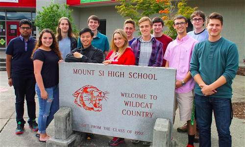 Courtesy PhotoClass of 2017 National Merit Scholars at Mount Si High School are