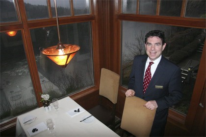 Showing off one of the Salish Lodge and Spa’s signature views