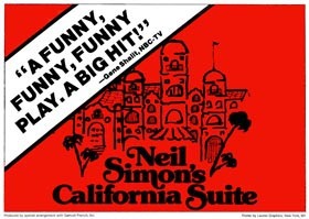 Neil Simon’s California Suite at Black Dog in February, March