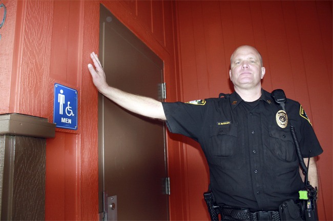 Snoqualmie Police Capt. Steve McCulley says community involvement and tips helped solve graffiti vandalism at the Snoqualmie Community Park restrooms. Officers say prompt calls and local vigilance can stop graffiti.