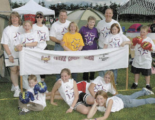 Members of the Loudenback family participate in a past Relay for Life. This year