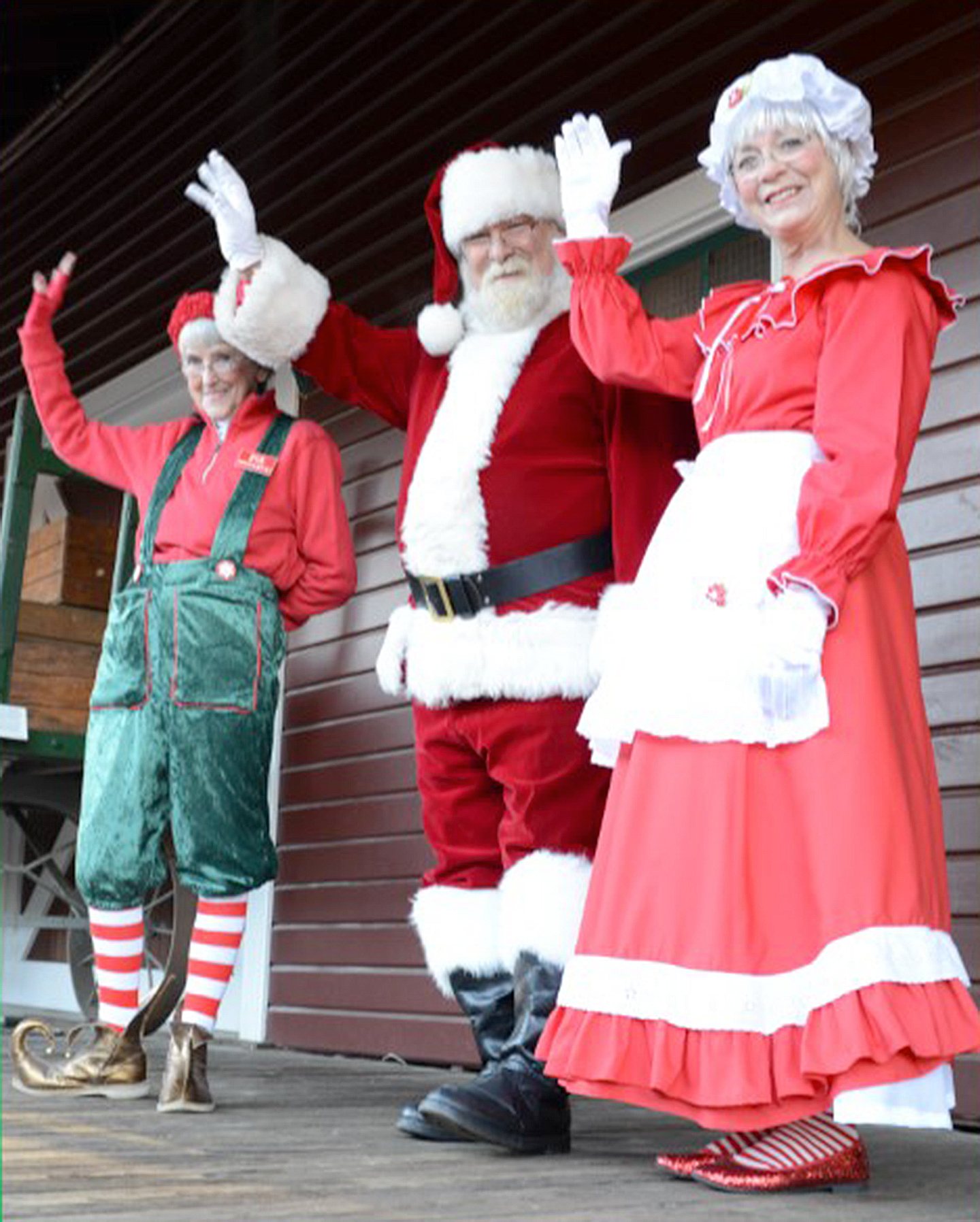 Meet Santa and his helpers on the Northwest Railway Museum&rsquo;s annual Santa Train rides.                                Courtesy Photo
