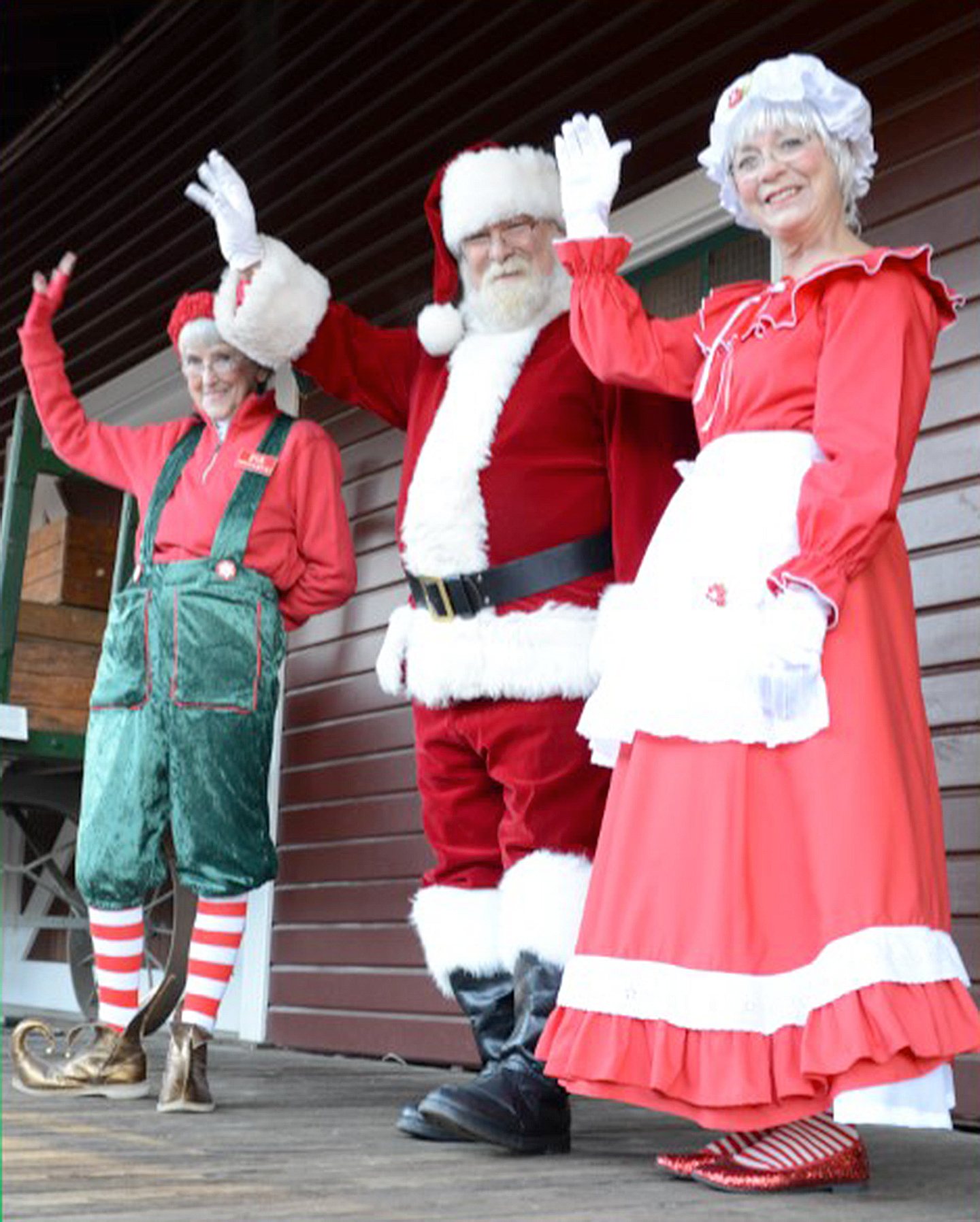 Meet Santa and his helpers on the Northwest Railway Museum’s annual Santa Train rides.                                Courtesy Photo