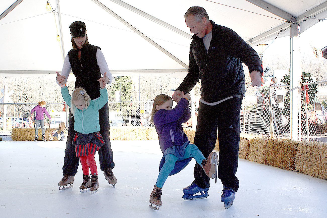 The skating rink will open on Saturday, Dec. 10, on King Street, next to the Railroad Community Park as part of the Winter Magic event. File Photo