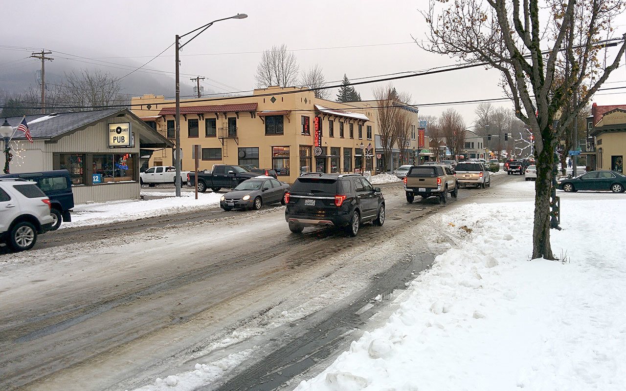 Heavy snowfall, equipment problems kept North Bend on snowy streets following Dec. 9 storm