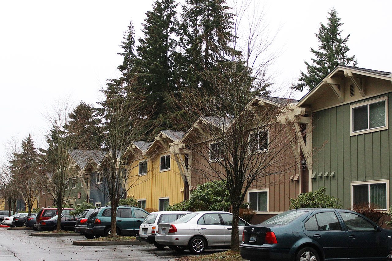 Allison DeAngelis/Staff Photo                                King County and the Eastside, specifically, have a low stock of affordable housing options. The privately-owned Somerset Apartments, pictured, are notable for having nearly 200 “affordable” units, according to ARCH.