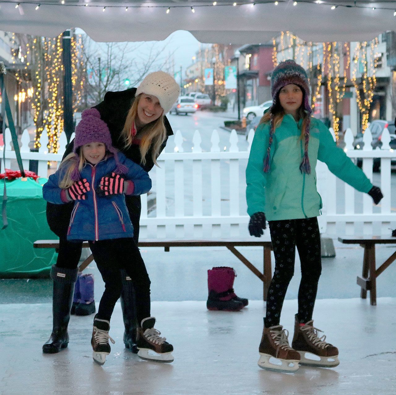 Evan Pappas/File Photo                                Skaters enjoy the synthetic ice rink on Snoqualmie Ridge during the 2016 holidays, one of several city events organized by the city of Snoqualmie’s events coordinator.