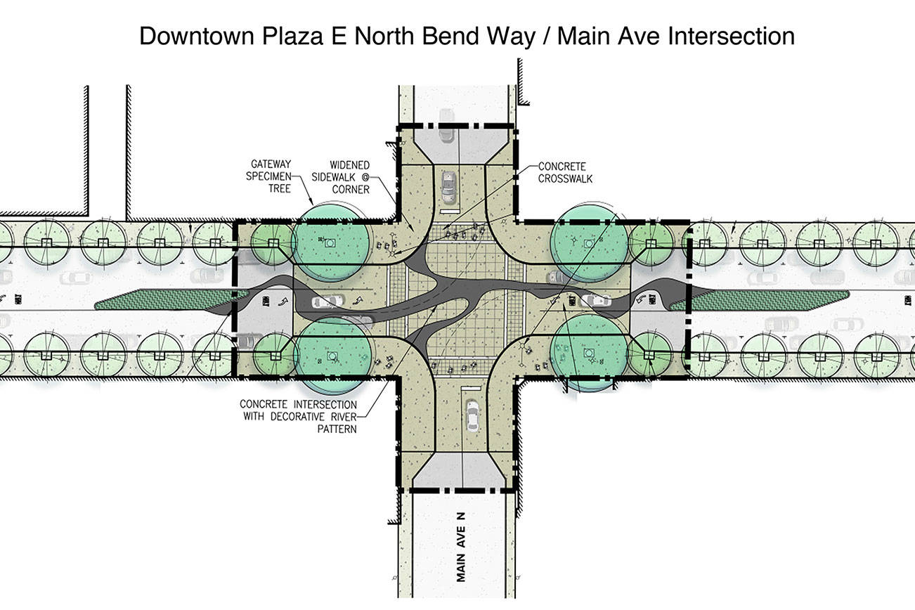 North Bend plaza project on track for summer construction
