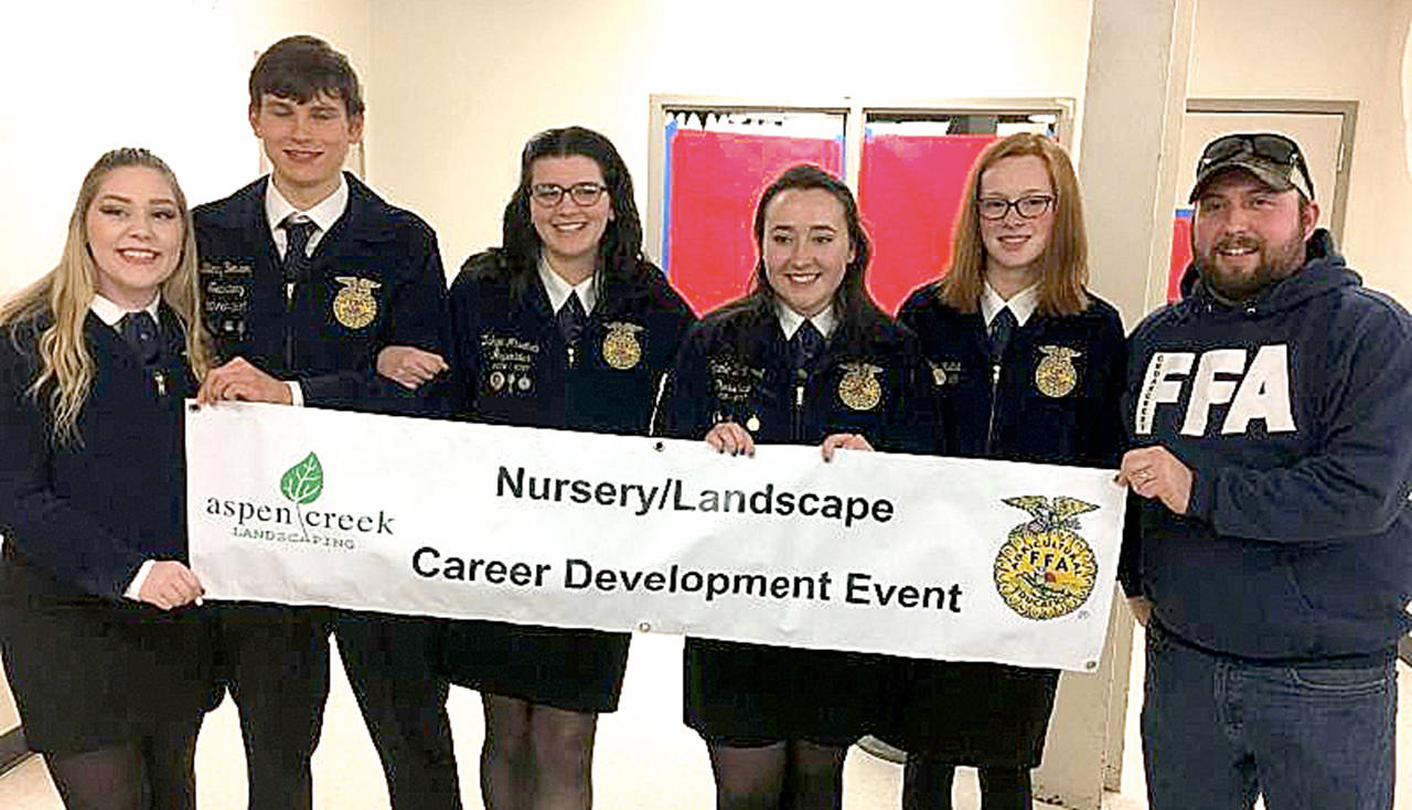Cedarcrest’s landscaping team wins state FFA competition