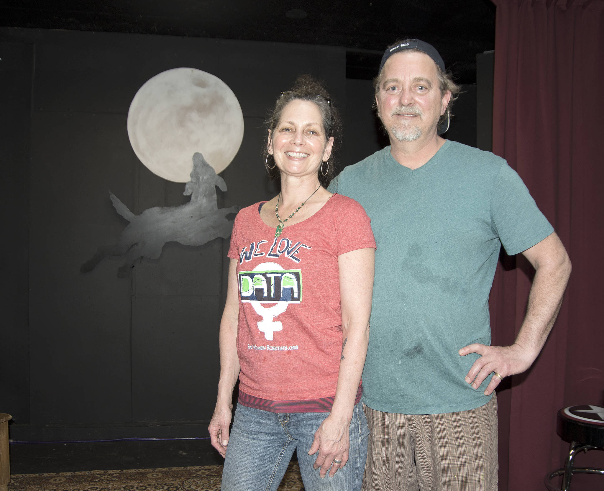 Black Dog Cafe co-owners Christie Coffing and Greg Ballmer thank everyone who voted for Black Dog Cafe to win best live music venue. (Courtesy Photo)