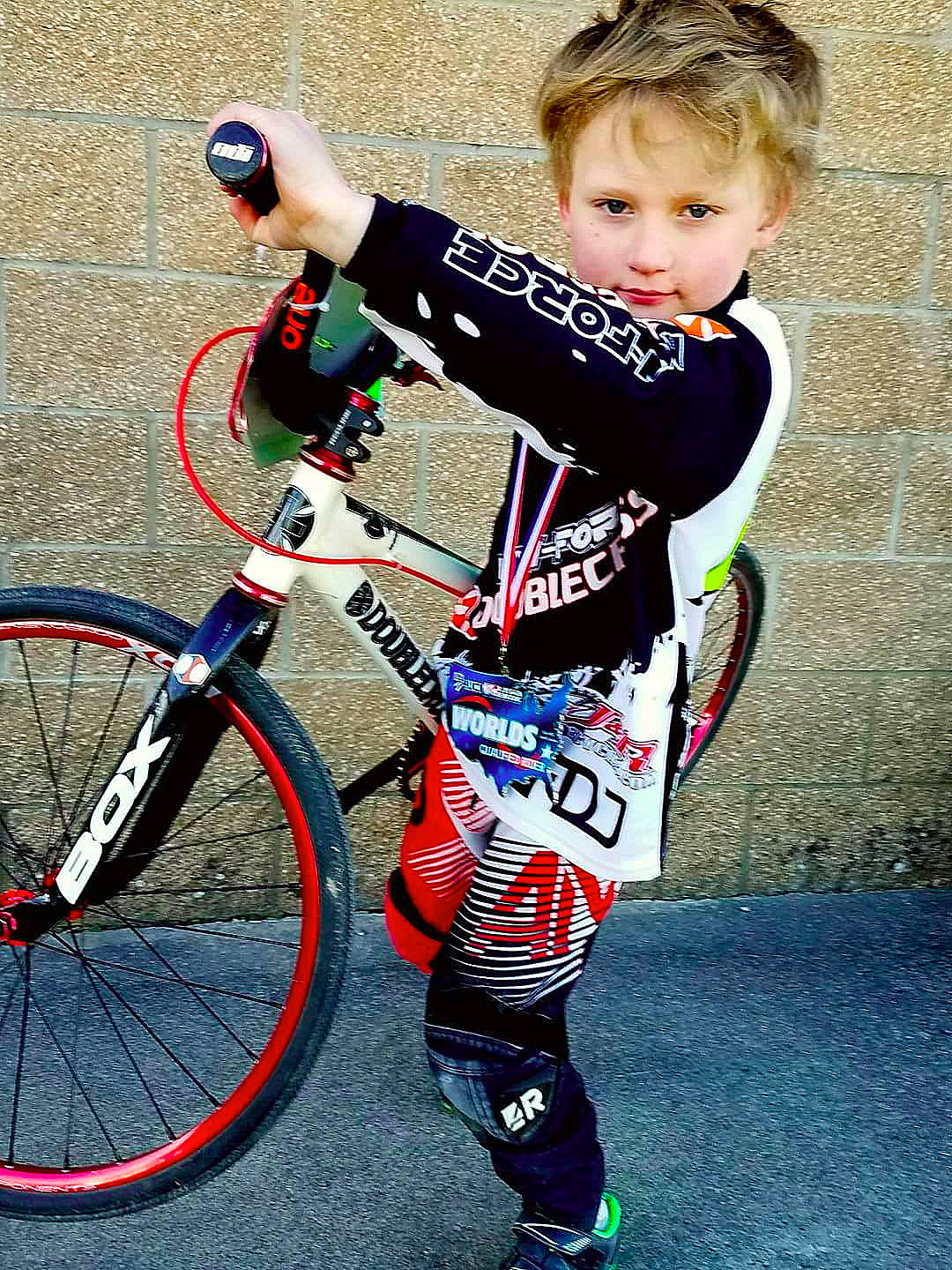Damien Comeau, seven-year-old BMX rider, has qualified to represent the USA at the UCI BMX World Championships. (Courtesy Photo)