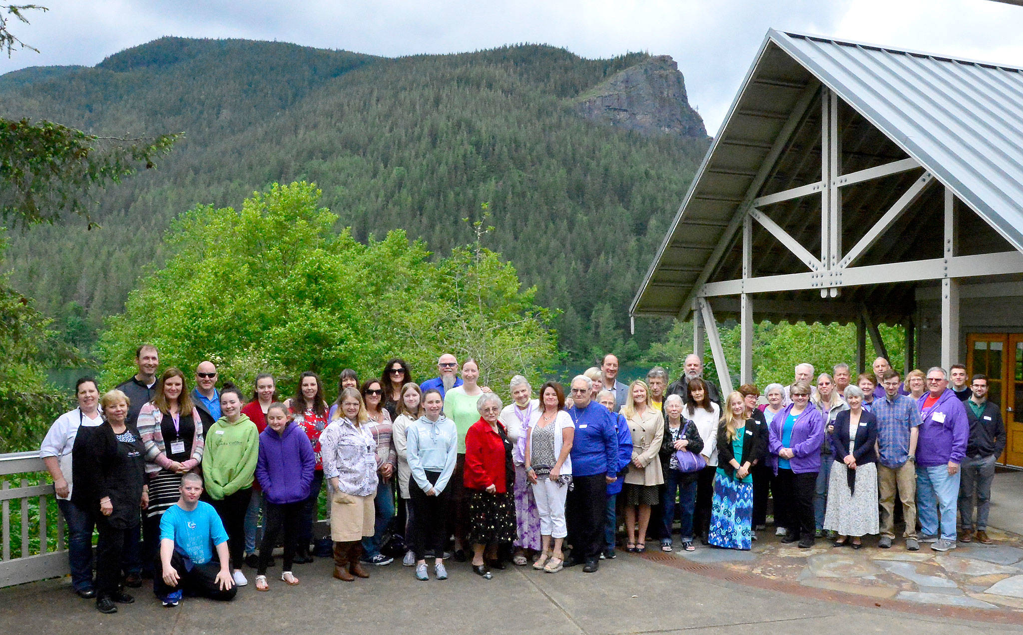 Snoqualmie Valley Relay for Life hosted a Survivors Luncheon Sunday, June 4 in celebration of local people who are recovering from cancer. Participants gathered for a group photo after the event.                                Photo courtesy of Mary Miller