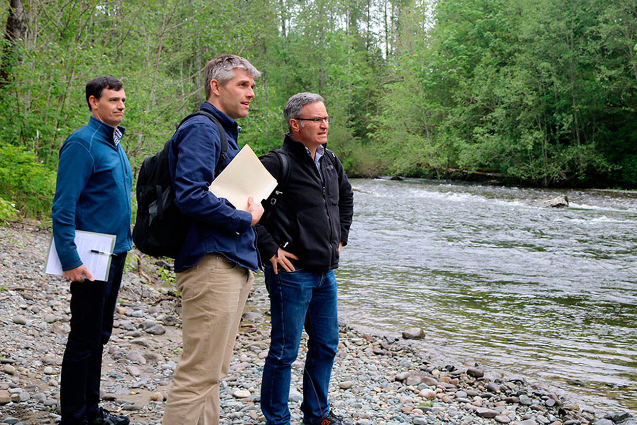 King County restores Tolt River property; plants memorial for influential employee