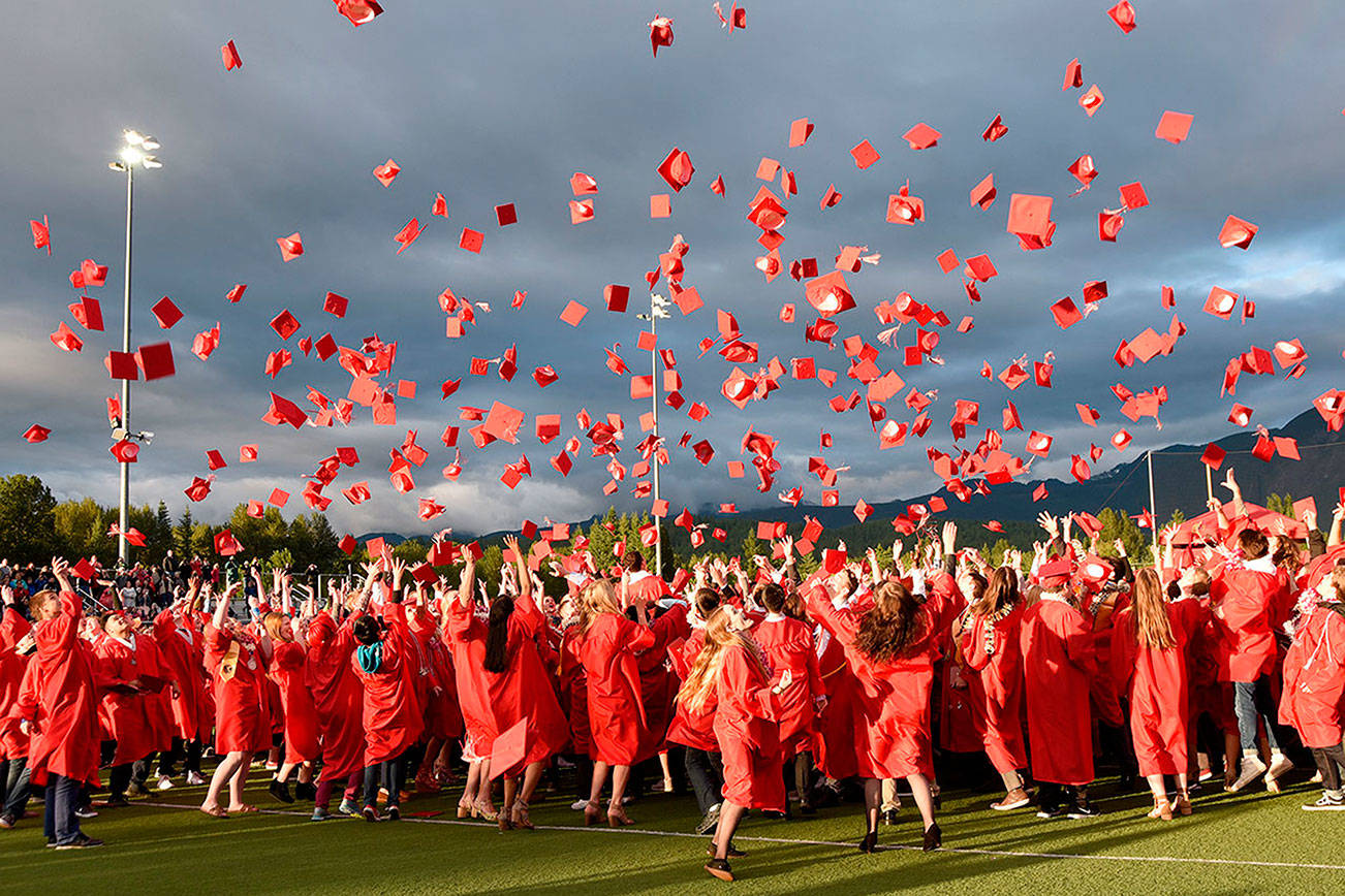 Saying good-bye to Mount Si: Class of 2017 celebrates graduation from Mount Si High School Friday