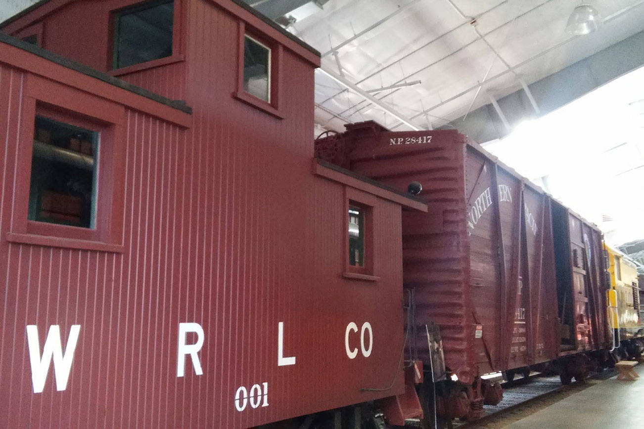 The Northwest Railway Museum’s Train Shed houses passenger and freight cars along with other historic railroad equipment.                                Courtesy Photo
