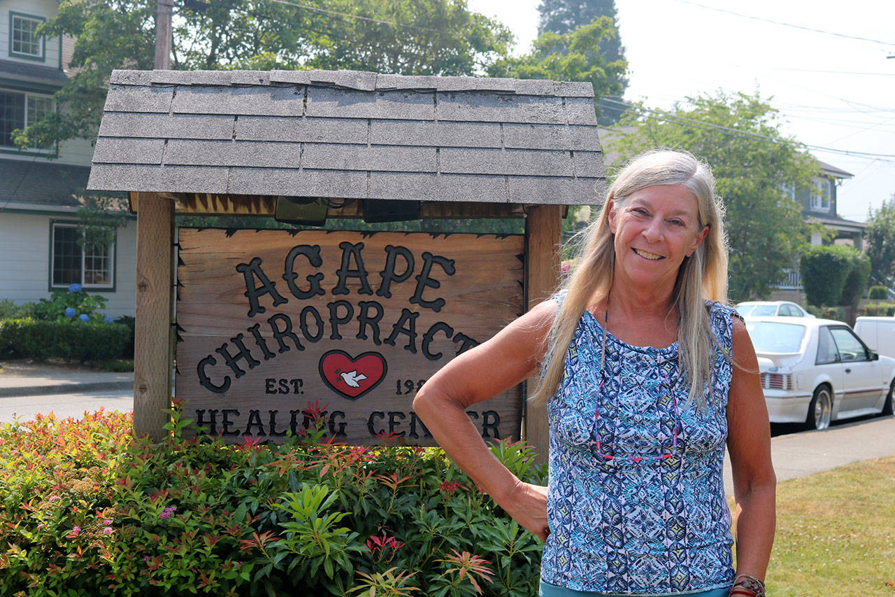 Leslie Bedell has owned and operated Agape Agape Chiropractic Healing Center in North Bend for 30 years. (Evan Pappas/Staff Photo)
