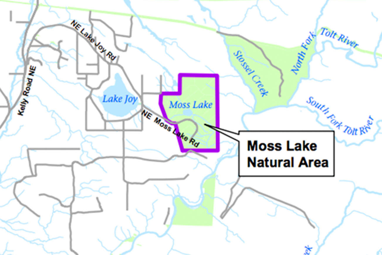 The Moss Lake Natural Area north of Carnation will close to recreational users from Sept 11 to 29 for culvert replacement work.                                (Courtesy image)