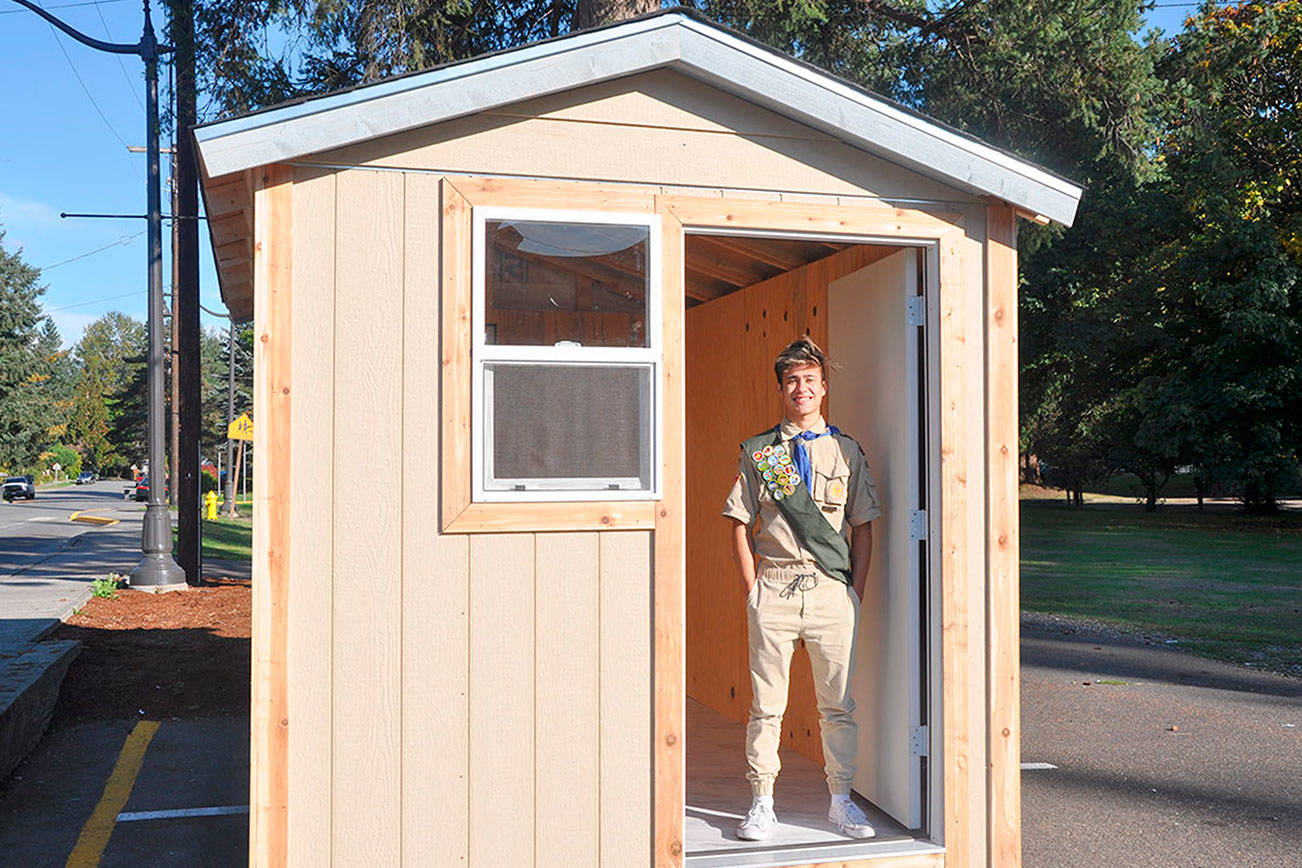 Carnation teen finds reward in building tiny house for homeless in Seattle