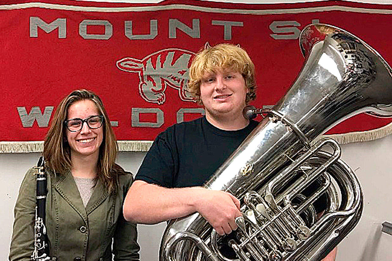 Mary Piekarczyk and Erik Thurston have been selected to perform with Western International Band Conference in Seattle in November. (Courtesy Photo)